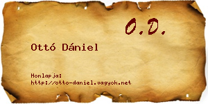 Ottó Dániel névjegykártya