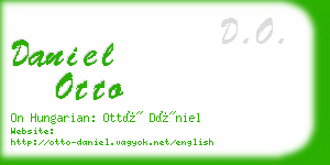 daniel otto business card